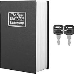 secret Book Safe Locker Dictionary Metal, Hidden Secret Book Safe, Book Safe with Key Lock,Secret Book Hidden Safe Jewellery,money,passport for Home and Office-picture-18