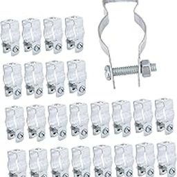 Lyla 25x Galvanized Steel Conduit Hangers Rigid Silver Versatile Professional 20 mm-picture-23