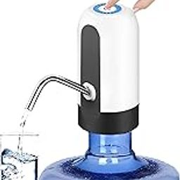 VERONIC Automatic Wireless Water Dispenser for 20 Litre Bottle Can Water Pump Ideal for Home, Office Indoor Outdoor- Black White-image-120