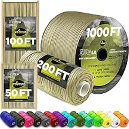 TECEUM Paracord 550 Golden Sand 1000 ft nw-image-14