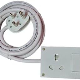 UECO Plug & Play Socket with Anchor Switch & 3-Pin Plug – 1.5 mm 3-Core ISI Wire (Polycab/Ultracab) – For AC (Upto 1 Ton), Washing Machine, Microwave, Geyser & DIY Use-image-80