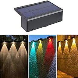 Solar Outdoor Fence Light, Garden Light, Outdoor, Solar Nameplate Light, Indicator Light, Entrance Light, Gate Pole, LED Garden Light, Waterproof, Easy Installation, Suitable for Gardens, Stairs, Passages, Backyard, Entryways, Etc. (1 piece, Solar Powered)..-image-50