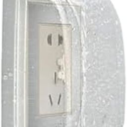 Plate Panel Switch Box Cover Protector | Weatherproof Single Outlet Cover Outdoor Receptacle Protector (pack of 2)-image-47