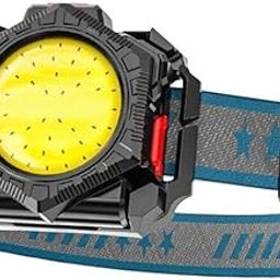 SIRIDHI TOPHAVEN 3 in 1 Mini Flashlight Wrist Light Multifunctional Headlamp Outdoor Night Running Three in One Waist Pack Wrist Light Red Emergency Flashlight Strong Light Headlamp-picture-26