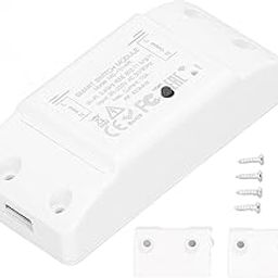 Smart WiFi Switch, AC 90-250V 10A Mobile Phone App Remote Control Circuit Breaker Module For Remote Control Appliances-10