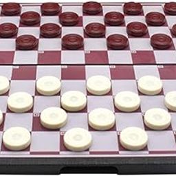 ATORSE Toy 11" International Checkers Magnetic Chess Toy with Folding Board Classic-Toys & Hobbies-Games-Chess-Contemporary Chess-22
