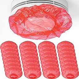 Woanger - 80 Pieces for Smoke Detector, Fire Alarm, Plastic Fire Alarm Cover, Thick Elastic Paint Cover for Commercial Building or Home Use-16