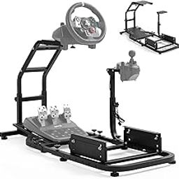 Gazzyt Racing Simulator Cockpit Stand Adjustable Racing Wheel Stand fits Logitech G27 G29 G920 G923 Thrustmaster T300 T300RS T248 Without Wheel Pedal Shifter and Seat-image-18
