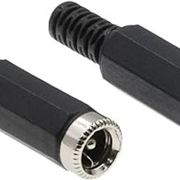 TSIOHKBS 10PCS Female DC Power Jack Plugs Socket Adapter Connector 2.1/2.5mm x 5.5mm for Socket Repairs Tool 5.5 * 2.1mm 5.5 * 2.5mm (5.5x2.5mm)-image-26