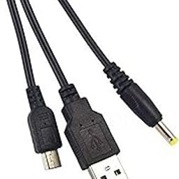 Skywin PSP Charger Cable 6 Feet 2-in-1 Replacement Charger Cable Compatible with Playstation Portable PSP 1000 2000 3000 and PS3-16