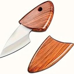 Small Knife Fixed Blade Knife for Men with Sheath Box Cutter Knife, EDC Pocket Knives for Cutting Small Vegetables, FruitsGift for Men and Women-11