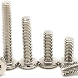 Rely®⇒VP INDUSTRIES M6x16 mm JCB Allen Head Furniture Screw Stainless Steel Grade 304 | Bolt for Crib, Bunk Bed, Cot, Barrel (25 Pcs)-2