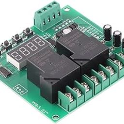 YYB-5 Motor Control Board, 12v 24v Forward Reverse Motor Controller Module, Two Way Relay Timing Cycle Module-20