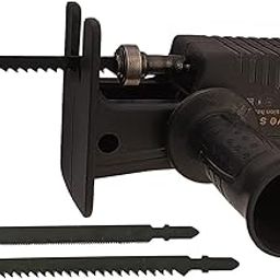 Hetkrishi Electric Drill Modified Electric Saw, Reciprocating Saw Household Saber Power to Jig Portable Woodworking Cutting Tool with Cordless Adapter Set Hand Wood Metal Cutter Attachment-image-53