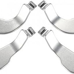 eXtremeRate 4 pcs Metal Stainless Steel Paddles Hair Trigger Locks Replacement Parts Video Games Accessories Kits for Xbox One Elite, Elite Seies 2 Controller-17