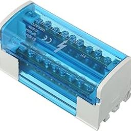FABOBJECTS® Terminal Block with Din Rail Mount, Plastic Material, Screw Connector, 125 Amps-picture-11
