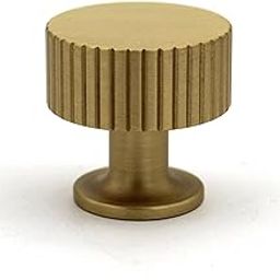 ABVIN Premium Knurled Satin Brass Knobs Handles, Furniture Pulls Cabinets Cupboards Drawers knob (1 pcs)-21