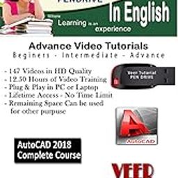 veertutorial AutoCAD 2018 Complete Course Pendrive Basic to Advance Video Training 12.5 Hrs 147 Videos-74