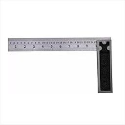 B K Jagan & CO. Try Square with 12inch Steel Ruler Scale Heavy Duty 90 Degree Woodworking Tool Size 12”-image-6