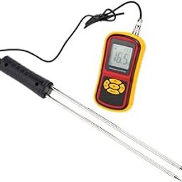 Real Instruments Digital Grain Moisture Meter With Measuring Probe LCD Display Hygrometer Humidity Tester For Corn, Wheat, Rice, Bean, Paddy Fodder Soybean GMM-640 Pin-Type Digital Moisture Measurer-image-84