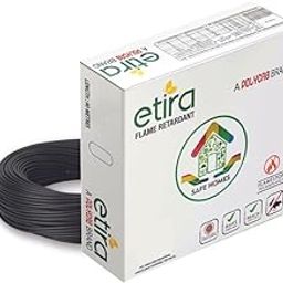 Polycab Etira 90m, 2.5sqmm. •Heat Resistant •Eco Friendly • PVC Insulated Copper Cable •Energy Saving •Flame Retardant •99.97% Electrolytic Grade Copper •Low Smoke【Black】-image-24