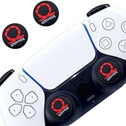 TMG Analog Thumb Grip Stick Cover,Thumb Stick Silicone Grip Cover for PS5 PS4 Xbox Series X Controller (2pcs) Red-1