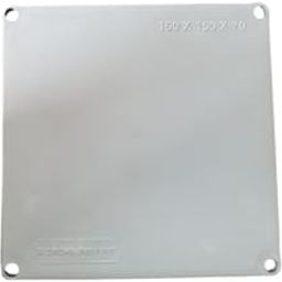 150mmx150mmx70mm IP65 Waterproof Junction Box Electric Project Enclosure-Rectangle Power Case with Holes(6" x 6" x 2.8") PVC Square Junction Box for CCTV Cameras IP65-17