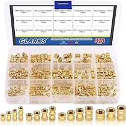 370Pcs M2 M3 M4 M5 Female Thread Knurled Brass Threaded Insert Embedment Nut Assortment Kit for 3D Printing-image-17