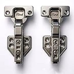 Bira 8 Crank Soft Close Hinges | 2D Adjustable Stainless Steel Cabinet Hinges for Kitchen & Wardrobe – Pack of 2-image-45