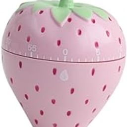 UJEAVETTE Mechanical Kitchen Timer Strawberry Shaped Kitchen Tool for Work Home Baking-image-6