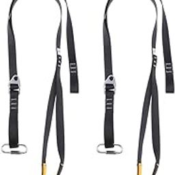 CALANDIS™ 2 Pieces Mountaineering Rock Adjustable Rope Ladders Foot Strap Ascenders | Ropes, Cords & Slings | Climbing & Caving | Outdoor Sports-picture-2