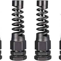 uxcell PG13.5 Cable Gland Waterproof IP68 Nylon Joint Adjustable Locknut with Strain Relief for 6-11mm Dia Wire, 4pcs-image-9