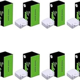 ESYSENSE Wardrobe Cabinet Door Light | Control Switch - ON/OFF Push Button | Switch for Cabinet Doors | White Pack of 8 (ESY-TC36)-9