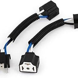 uxcell 2pcs Ceramic Female to Male Wired Harness Adpater Light Socket H4-picture-13