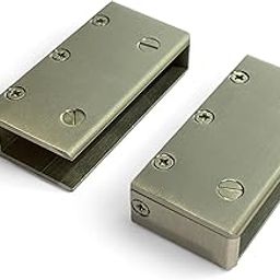 Moksh Plus Corner Folding Bracket 3 Inch x 1.1/2 Inch x 12mm Fully Brass Material and SS Finish for 12mm Glass Shelf and Partition (Pair of 1 (2 Pcs.))-23