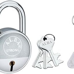 Strong Chrome Padlock with 3 Milled Keys Built-in Protection Rust Proof Mechanism Lock,30 mm-picture-21