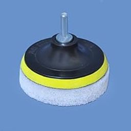 BUFFKING - Power Scrub Set Pack 4" (WHITE) SOFT Density -Compatible with Drill Machines.-image-99