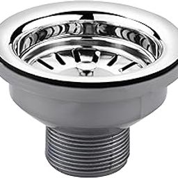 KI PVC 3" Inches Kitchen Coupling for Sink with Steel Jali (Drain Outlet, Grey)-image-25