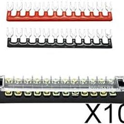 Enakshi® 10x600V 15A 12 Positions Barrier Strips Dual Row Screw Electric Terminal Blocks| Parts & Accessories | Car & Truck Parts | Other Parts-13