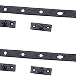 Adonai Hardware 10.50 Inch "Eluzai" Antique Cast Iron Window Casement Stay (Supplied as 2 pieces per pack) - Matte Black Powder Coated-18