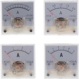 LOOM TREE® Dc Ammeter Analog Panel Meter Amp Meter Current Gauge | Tools | Measuring & Layout Tools | Electrical Testers-0