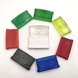 Colorful Game Card Cartridge Shell Case Box for Gameboy Advance GBA GBA SP NDSL NDS Replacement (Clear Yellow)-picture-1