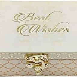VIBSEE Designer Wodden Fancy Shagun Gift Boxes For Wedding,Shagun Cash Box Or Money Box With Mgi Printing For Wedding,Engagement, Holi, Diwali, Baby Showers Ect - 180 G-image-86