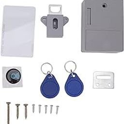 HOMENITY® - Smart Sensor Cabinet Lock Adhesive Hidden Drawer Lock Shoe Cabinet Wardrobe Bathroom Inductive Digital Lock for Single-Opening Door-4