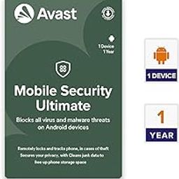 Avast Security Avast Mobile Security - Ultimate (Incl. Antivirus, Unlimited VPN & Junk Cleaner) (1 Android Device | 1 Year) (Email / Buyer-Seller Message Delivery in 2 hours- No CD)-24