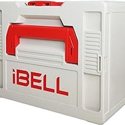 iBELL TB215-1 Large Size Stackable Tool Storage Box - Durable PC+ABS, 40kg Load Capacity, 39x30x21.5cm-picture-0