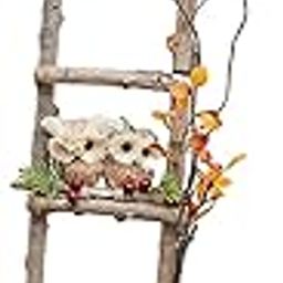 SAZ DEKOR® Miniature Wood Ladder Scene Layout Garden Ladder for Bar Farmhouse Courtyard Style C-image-96