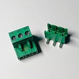 3 Pin 5.08mm PCB Mount Right Angle Male Female Screw Terminal Block-picture-5