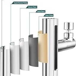 MORADIYA Fresh 4-in-1 Waterfall Kitchen Faucet for Sink with RO Water Purifier Outlet, Pull Down Sprayer, Hot & Cold Mixer Tap, 360° Swivel Spout – Brass Body & Chrome Finish Modern Kitchen Sink Tap-image-38