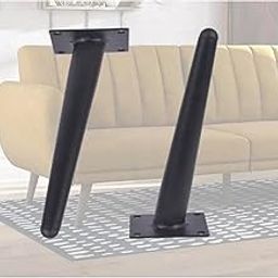 Jaguar Decor Sofa Hardware Legs Sofa Furniture Golden Glossy Finish Heavy Model Cone Shape Design Sofa Leg (8 Inch)-19